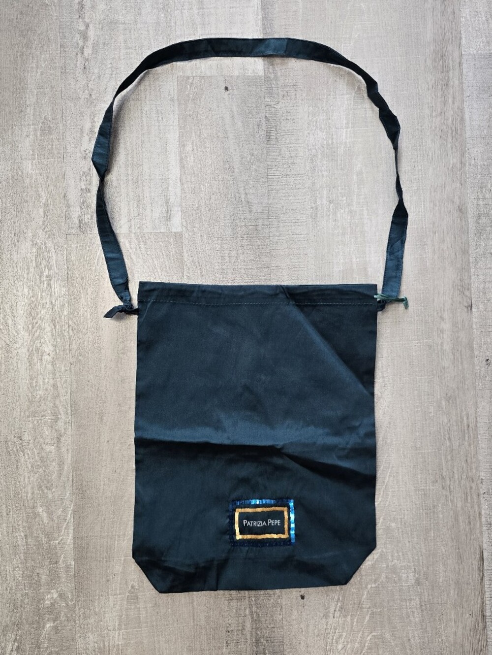 NEW Vintage Patrizia Pepe Teal Logo Dust Bag